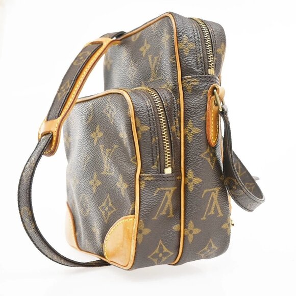 LOUIS VUITTON Amazon Shoulder Bag Monogram Leather Brown M45236 80TA039 - Picture 2 of 16